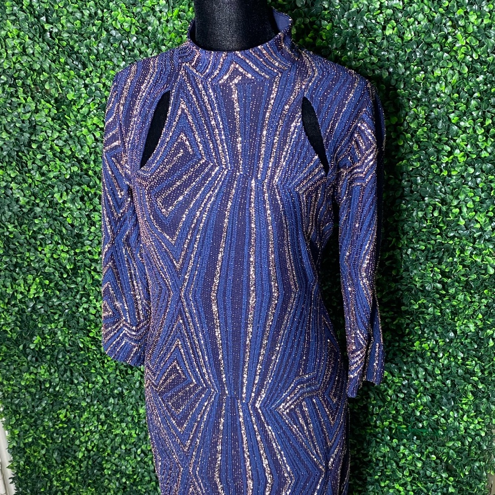 Glitter Bodycon Stretch Night Dress